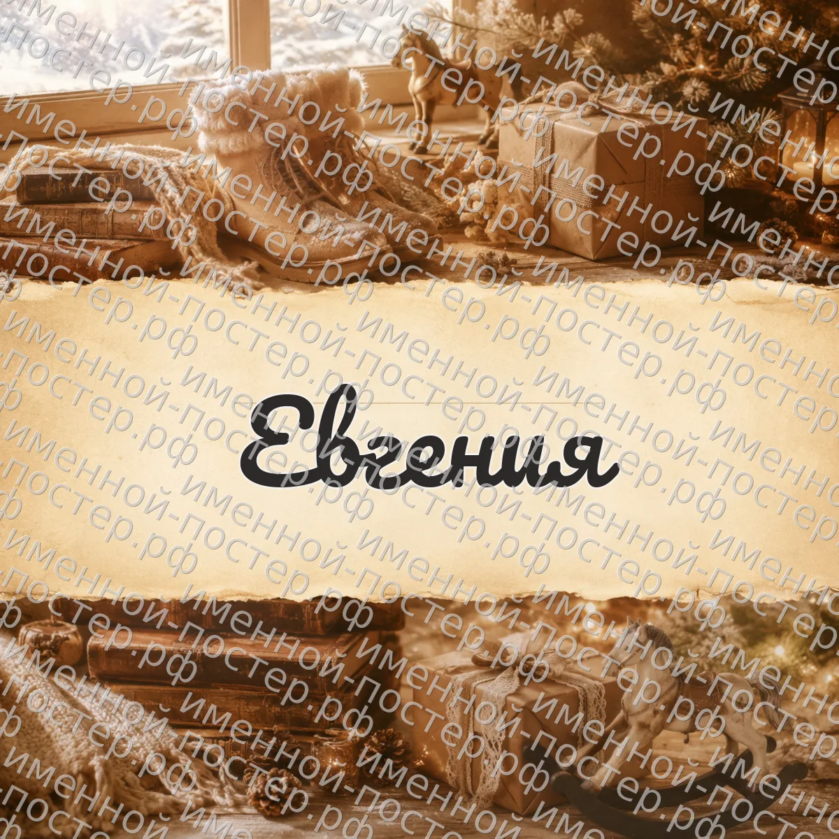 Именной постер Евгения