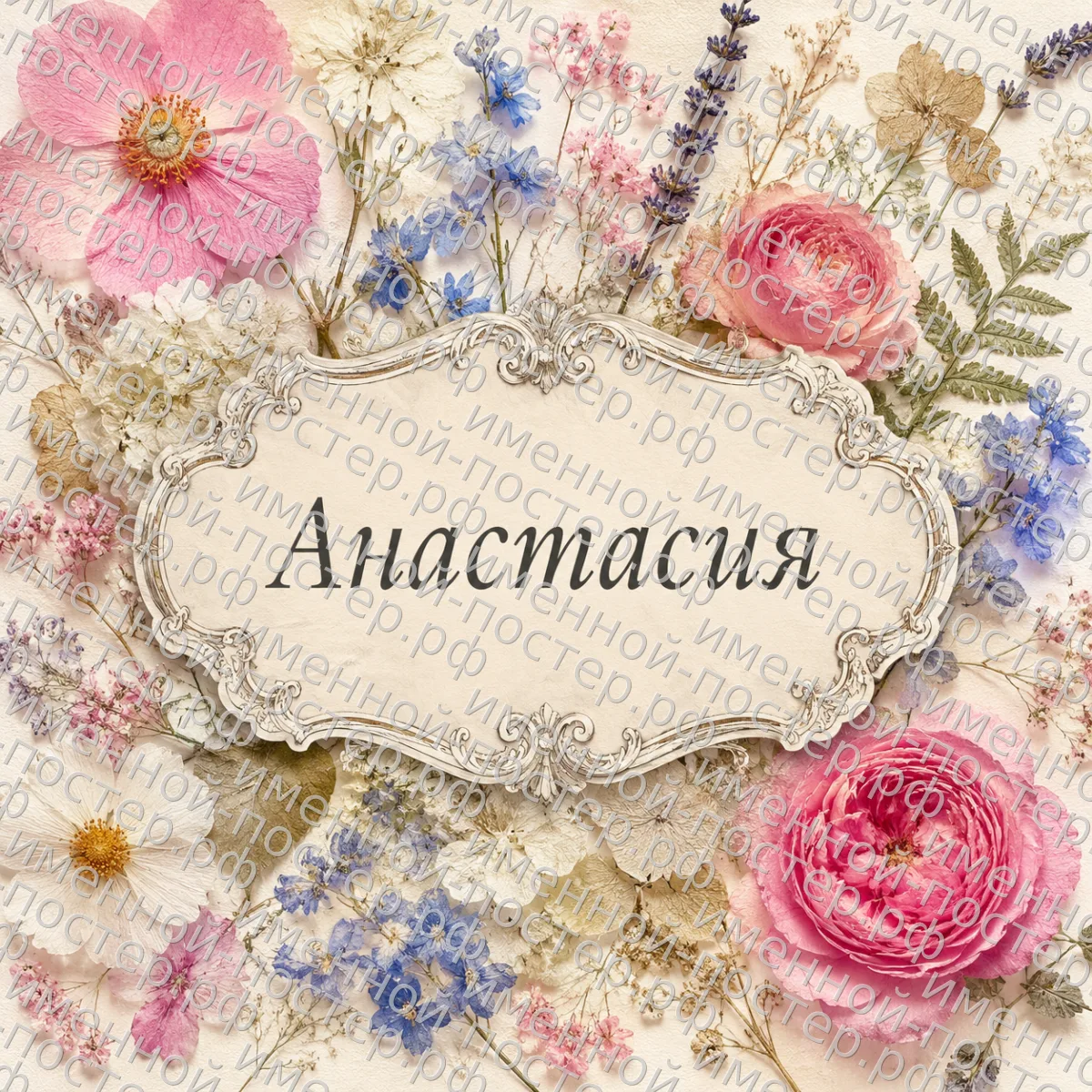 Именной постер Анастасия